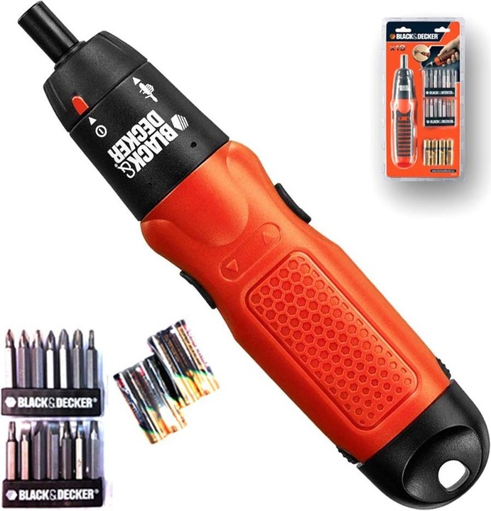 Immagine prodotto Black & Decker Set di cacciaviti a batteria (Batteria ricaricabile)