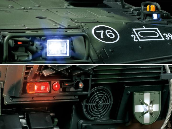 Actual product image Tamiya German Battle Tank Leopard 2 A7V Full Option Kit (Kit)