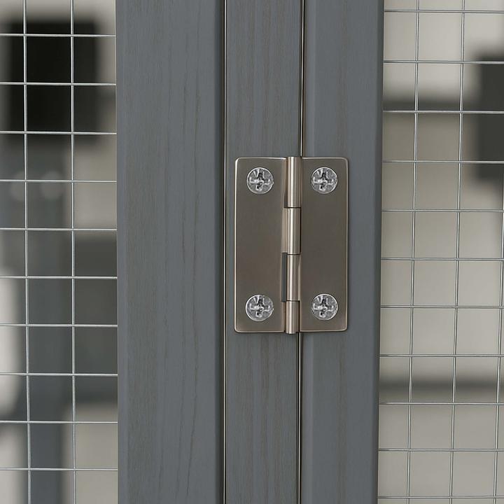 Produktbild Wiltec Freilaufgehege Katzen 140x187x187cm Katzenfreigehege Holz Aussengehege