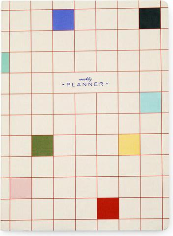 Image du produit Kikkerland Planner Notebook (25 x 18 cm, Règle spéciale, Couverture rigide)