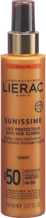 Actual product image Lierac Lait Sun Protection Factor 50 (Suntan lotion, SPF 50, 150 ml, 188 g)