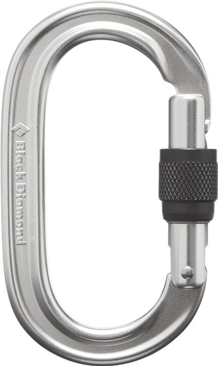 Actual product image Black Diamond Oval Keylock Scrwgt Carabiner