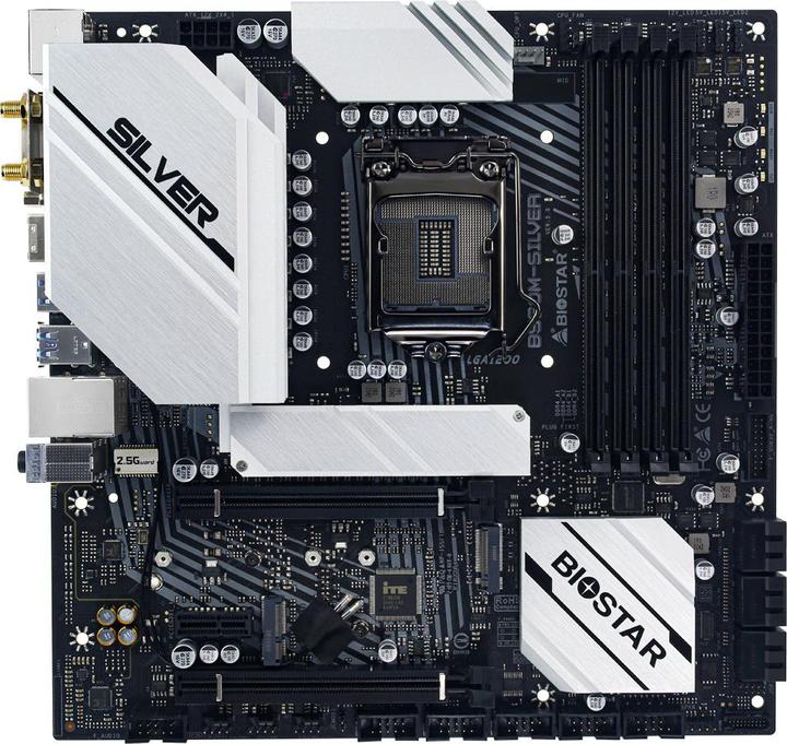 Image du produit Biostar B560M-argent (LGA 1200, Intel B560, mATX)