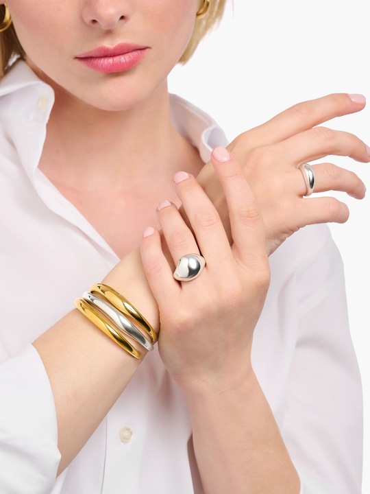 Immagine prodotto Thomas Sabo Anello a forma di goccia organica (56, 925 Argento)