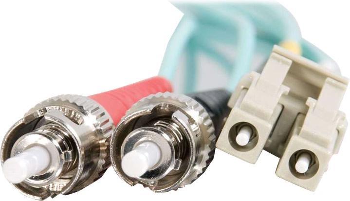 Produktbild C2G LC-ST 10Gb 50/125 OM3 Duplex Multimode PVC Fiber Optic Cable (LSZH) (5 m)