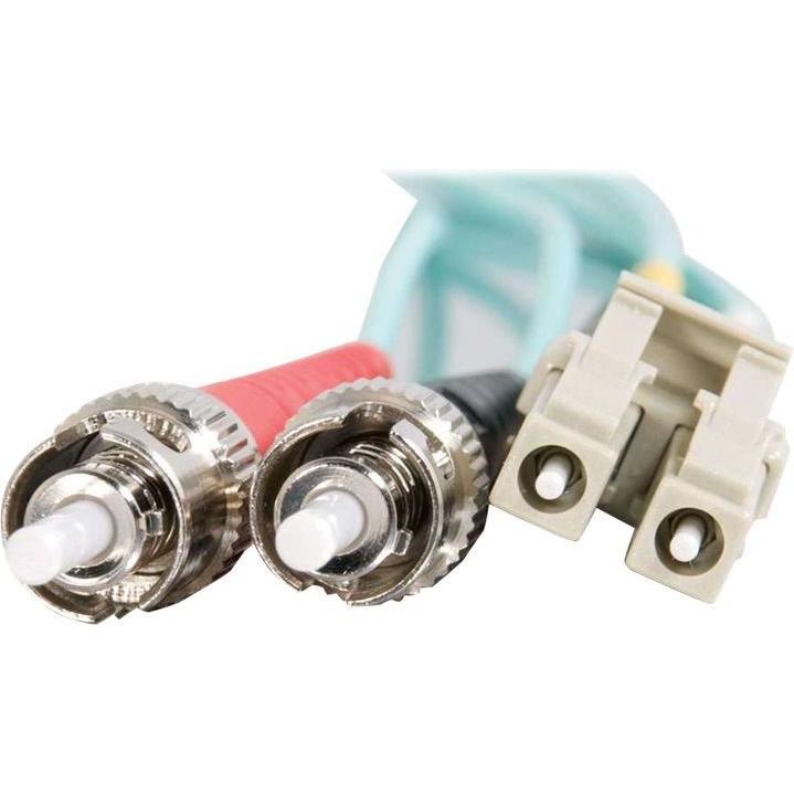 Thumbnail - C2G LC-ST 10Gb 50/125 OM3 Duplex Multimode PVC Fiber Optic Cable (LSZH) (5 m), Netzwerkkabel