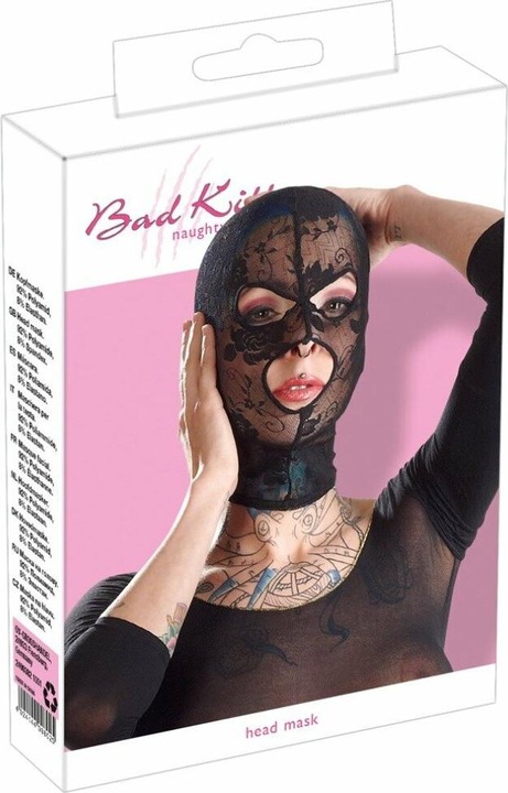 Actual product image Bad Kitty Head mask