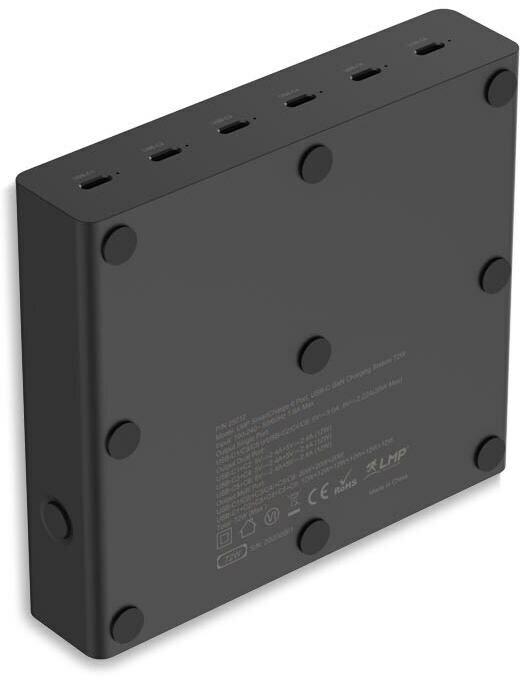 Immagine prodotto LMP Adattatore di alimentazione USB-C a 6 porte GaN da 72W per iPad con interruttore acceso (72 W)