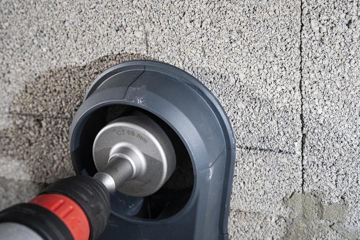 Actual product image wolfcraft 1 dust extraction unit for hole saws / drills