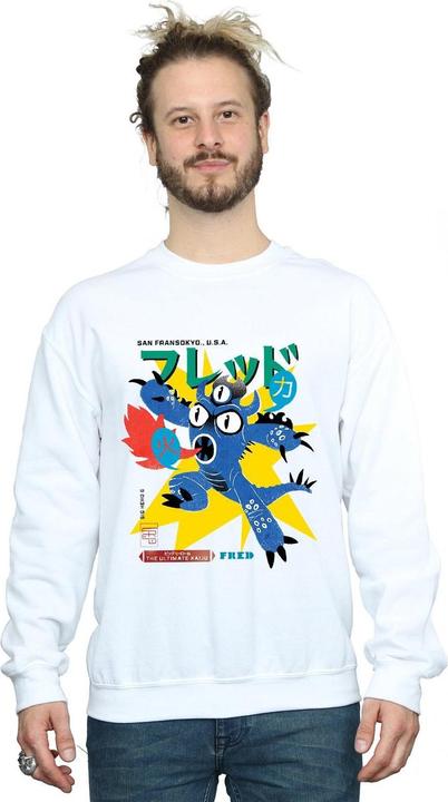 Actual product image Disney Mens Big Hero 6 Fred Ultimate Kaiju Sweatshirt (S)