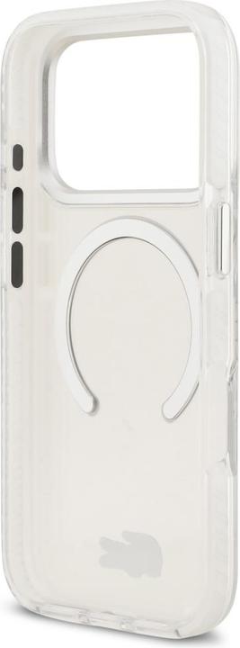 Immagine prodotto Lacoste Shockproof Transparent Frosted MagSafe Case for iPhone 17 Pro White (Apple iPhone 17 Pro)