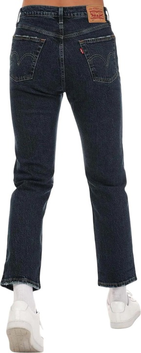 Actual product image Levis Womens/Ladies 501 Salsa Authentic Crop Jeans (26)