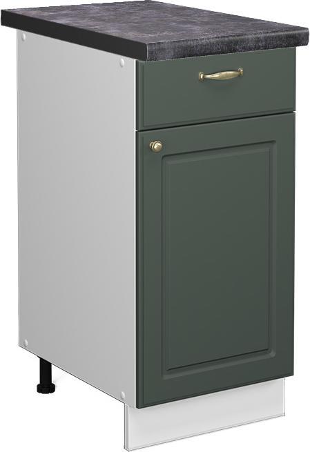 Charcoal, Green-Gold country house, White