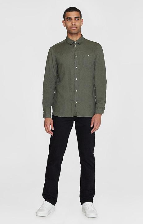 Immagine prodotto KnowledgeCotton Apparel Camicia in lino regolare Burned Olive (M)