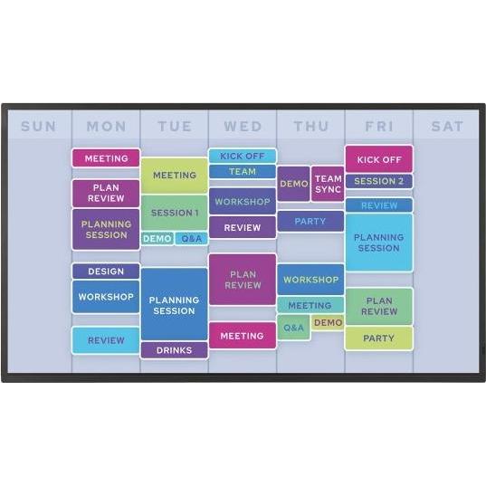 Thumbnail - NEC PN-HY-SERIES 43IN LFD D-LED (3840 x 2160 Pixel, 43"), Digital Signage, Schwarz