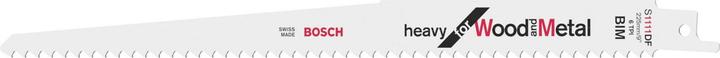 Bosch Professional Zubehör Säbelsägeblatt S 1111 DF Heavy for Wood and Metal, 2er-Pack