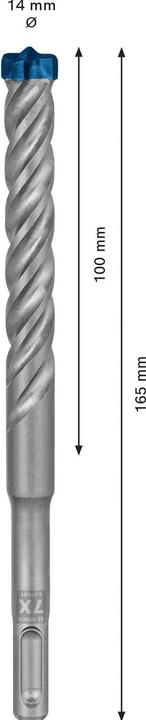 Immagine prodotto Bosch Professional Zubehör SDS plus-7x (14 mm)