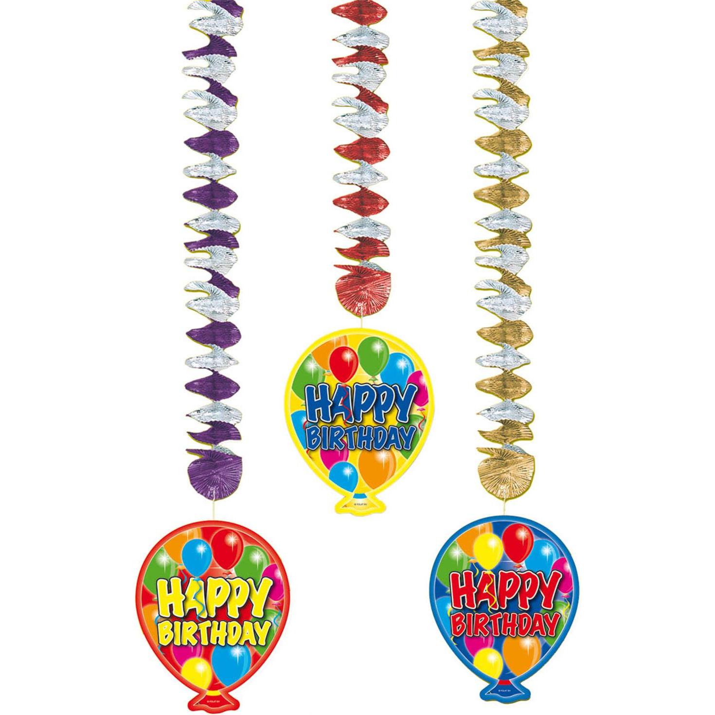 Folat Happy Birthday Dekoration hängen