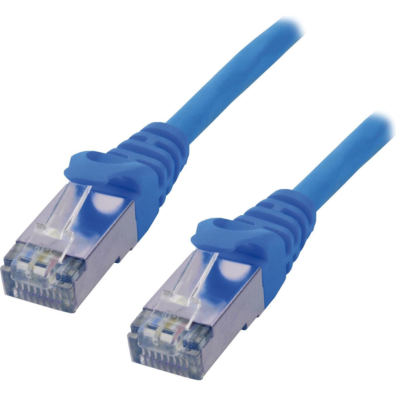 MCL RJ45 CABLE 100PERCENTAGE COPPER CAT 6 F/UTP 0.3M BLUE (F/UTP, CAT6, 0.30 m) (IC5J99A0006F03B)
