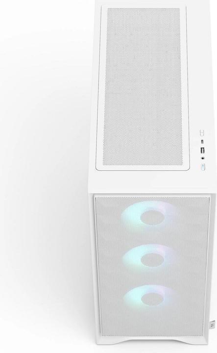 Produktbild Fractal Pop 2 Air White TG RGB (weiss, Tempered Glass) (ATX, Micro ATX (mATX), Mini-ITX)