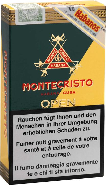 Produktbild Montecristo Open Junior Tubos (Parejo)