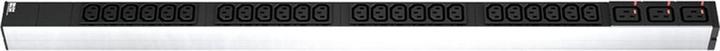 Image du produit Bachmann ALU Power Strip ALU 1U Power strip 24x IEC C13 + 3 IEC C19 Lock socket