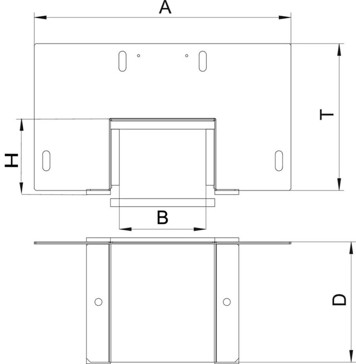 Produktbild OBO Bettermann OBO BSKM-WA 1025 Wandanschluss I120 f. Wand- u. Deckenmontag (Diverse)