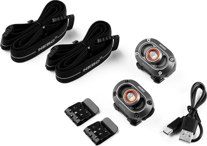 Actual product image Nebo Mycro 250, 2-pack black (250 lm)