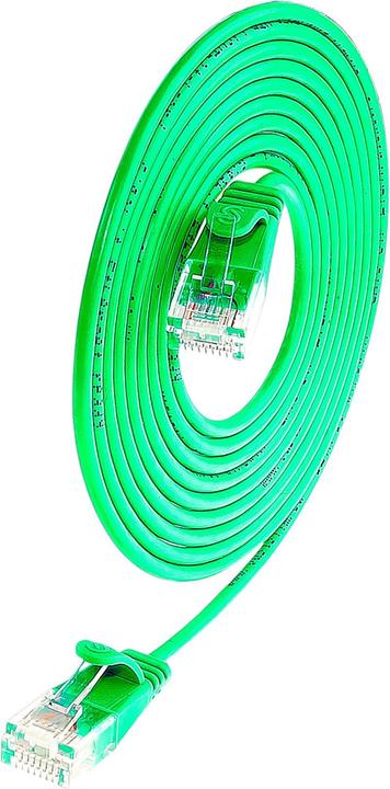 Produktbild Wirewin Slim Patchkabel: UTP, 3m, grün (U/UTP, CAT6, 3 m)