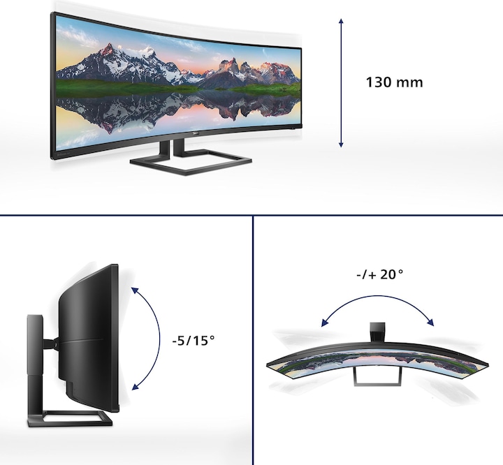 Actual product image Philips 498P9/00 (5120 x 1440 pixels, 49")