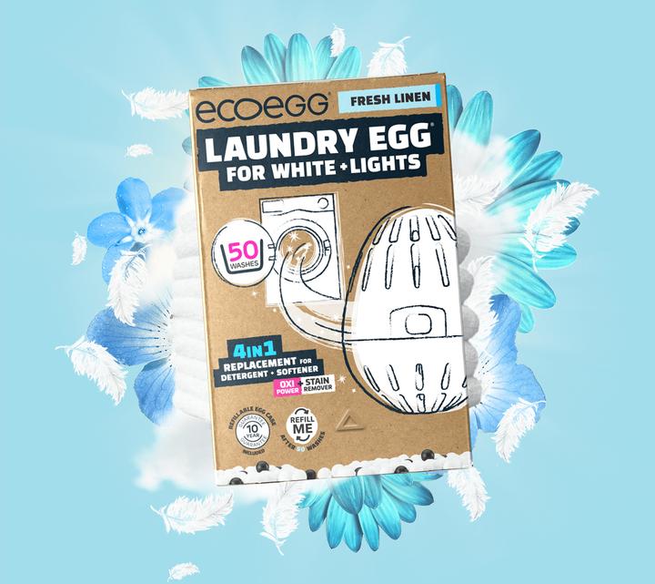 Actual product image Ecoegg Laundry egg for whites - Spring Blossom (50 Washing cycles, Wash pods)