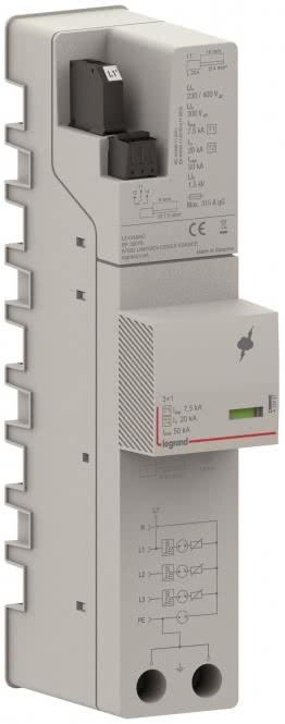 Legrand Scaricatore di sovratensione T1+2 7,5kA TT/TNS Presa di tensione Contatto collettivo