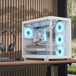Actual product image AeroCool P500C-G-WT-v1 (Mini-ITX, mATX, ATX)
