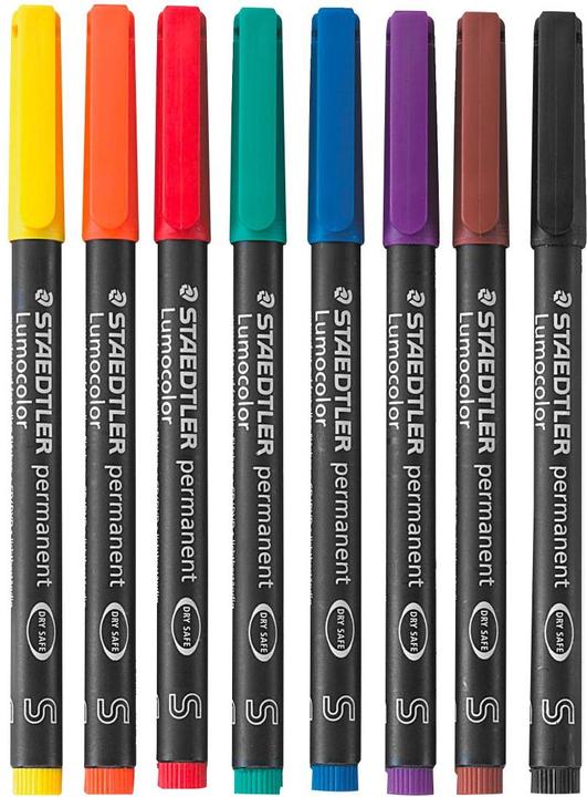 Produktbild Staedtler Lumocolor (Mehrfarbig, 0.40 mm, 8 x)