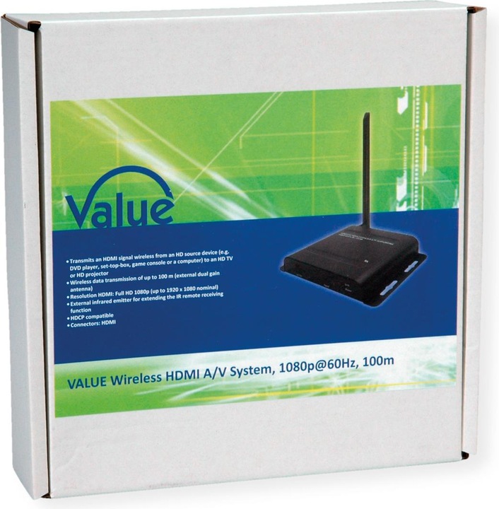 Productafbeelding Value Draadloos HDMI A/V-systeem, 100 m (100 m, HDCP)