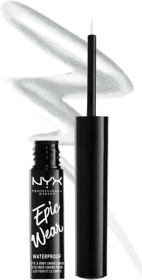 Actual product image NYX Professional Make-Up Epic Wear Metallic Liquid Liner - Silver Metal (Silver metal)
