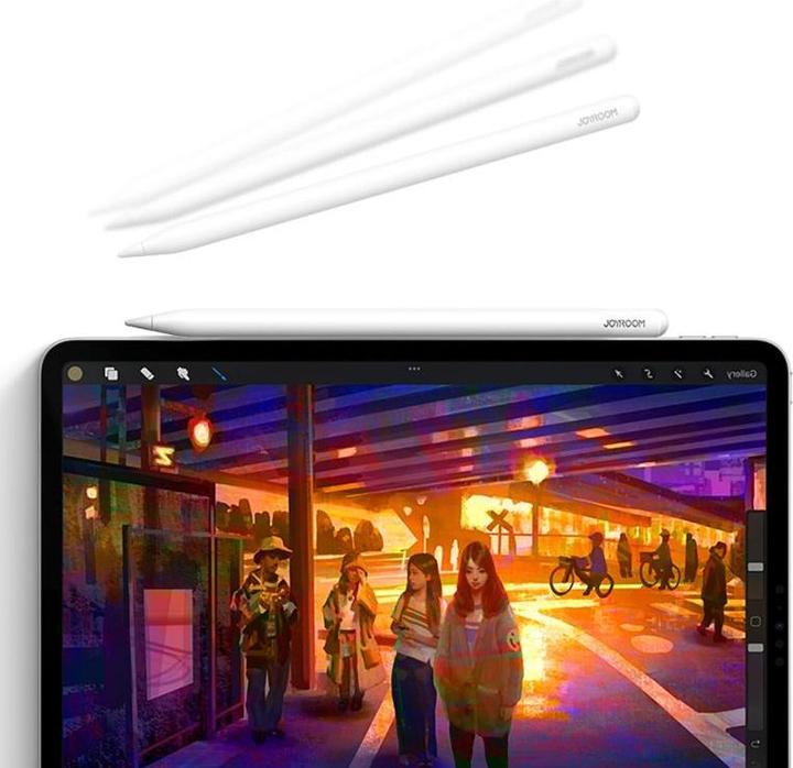 Actual product image Joyroom JR-X9S PRO Active Capacitive Pen (incl. 2 Spare Nibs) White