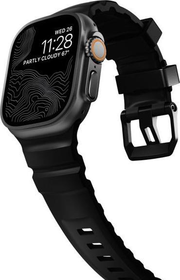 Produktbild Nomad Rocky Point Band 46/49mm Carbon Black Connector Black (Kunststoff)