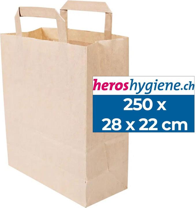 Produktbild Naturestar Papiertragtasche Papier (250 Stück)