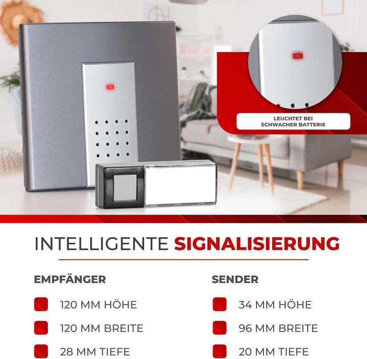 Produktbild Heidemann Funkgong Set HX Square (Kabellos)