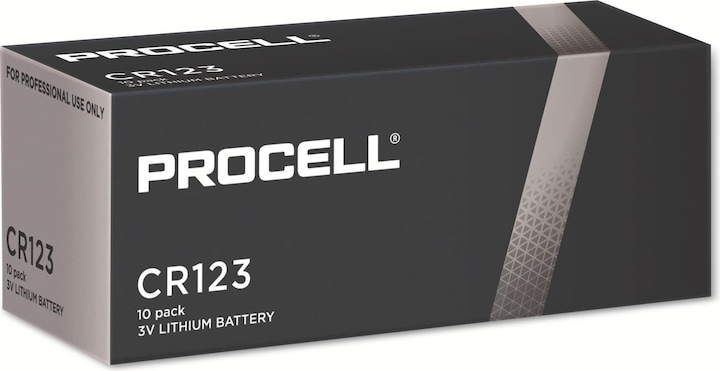 Actual product image Duracell Procell (10 pcs., CR123A, 1550 mAh)