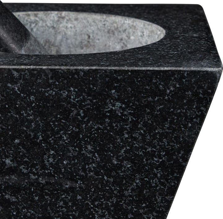Image du produit Relaxdays Mortier et pilon, forme carrée