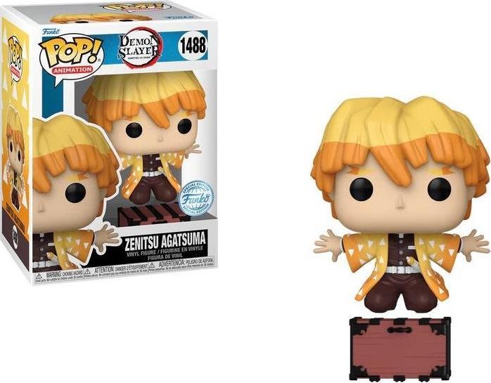 Produktbild Funko POP! Demon Slayer Zenitsu Agatsuma (Protecting Nezuko's Box) Exclusive
