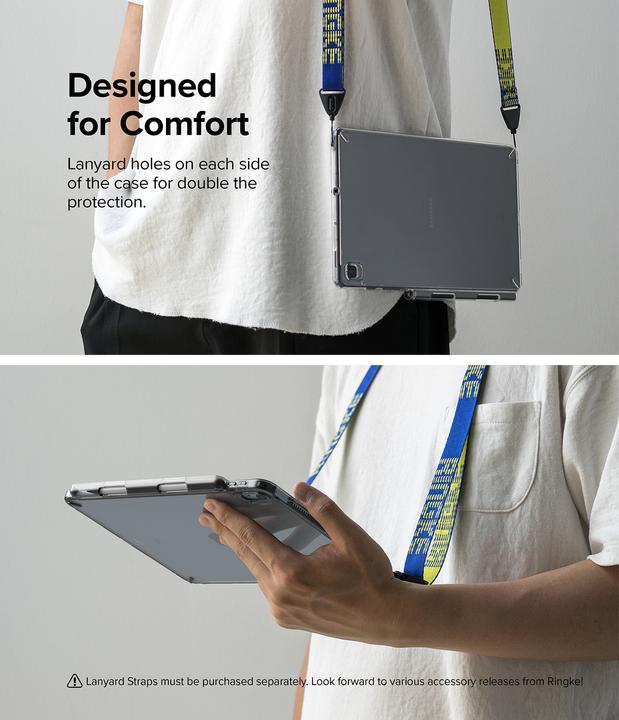 Productafbeelding Ringke Exclusieve harde Fusion Combo case met gel frame voor iPad Air 2020/2022 + doorzichtige (iPad Air 2020 (4e generatie), iPad Air 2022 (5e gen))