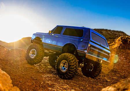 Actual product image Traxxas TRX-4 1972 Chevrolet Blazer High Trail Blue 1/10 4WD RTR Crawler without Battery/Charger (RTR Ready-to-Run)