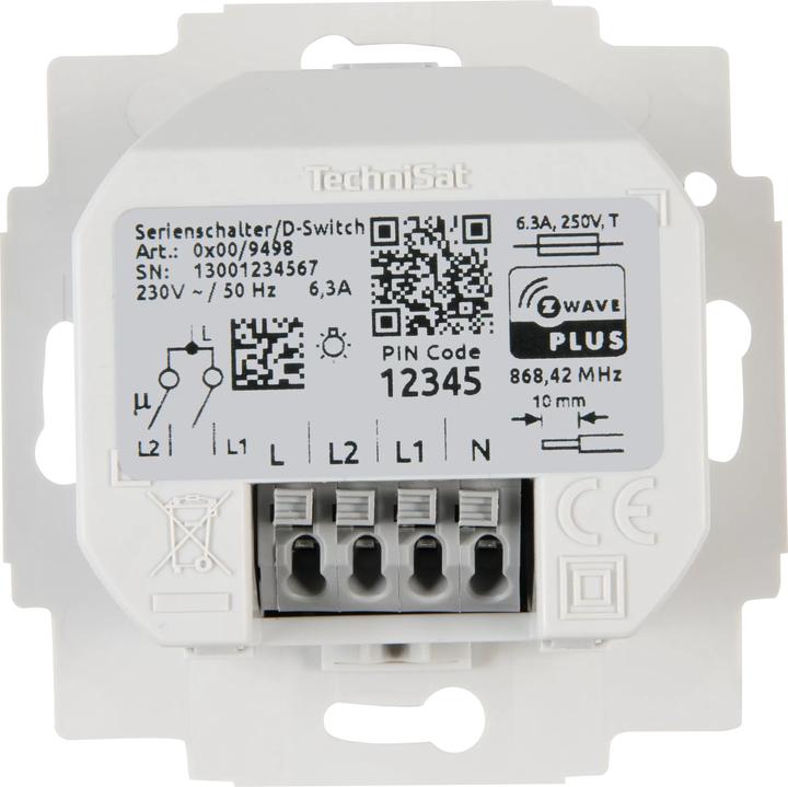 Actual product image TechniSat Flush-mounted insert series switch