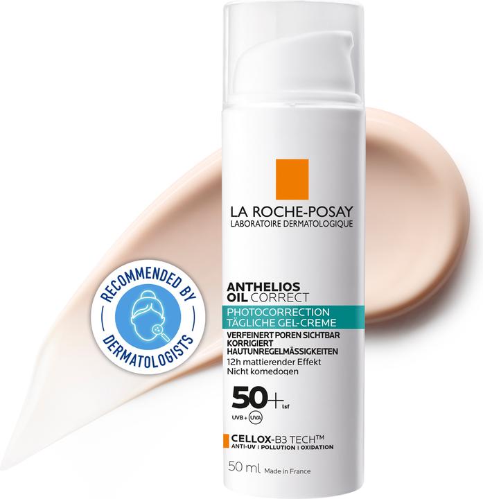 Actual product image La Roche Posay Anthelios Oil Correct Crème spf50+ 50ml (Sun cream face, SPF 50+, 50 ml, 94 g)