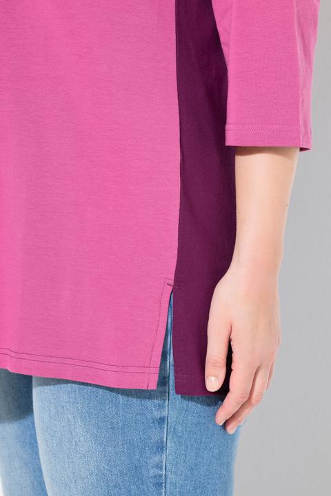 Produktbild Ulla Popken Shirt, Blüten, V-Ausschnitt, 3/4-Arm (42, 44)
