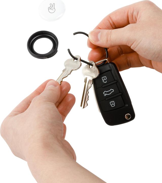 Produktbild Orbitkey Slim Case for AirTag with keyring, black