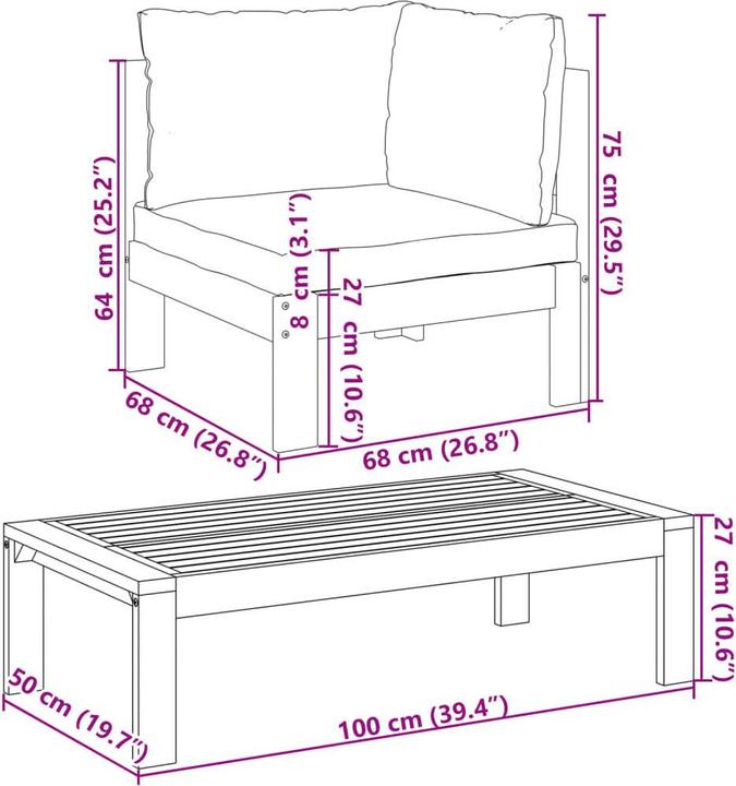 Produktbild vidaXL Westley